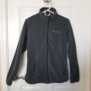 Columbia grey fleece jacket